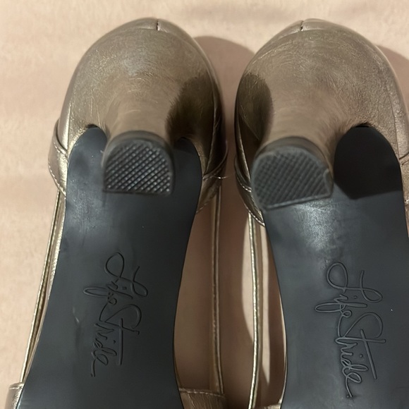 Antique Gold 3” Heels - Picture 5 of 8